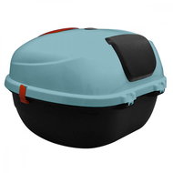 RACCEWAY Rear suitcase CENTURY, light blue - Motorcycle Case