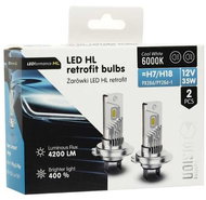 Carmotion LED H7/H18 12V 35W 4200 lm VISION, 2 pcs - LED Car Bulb
