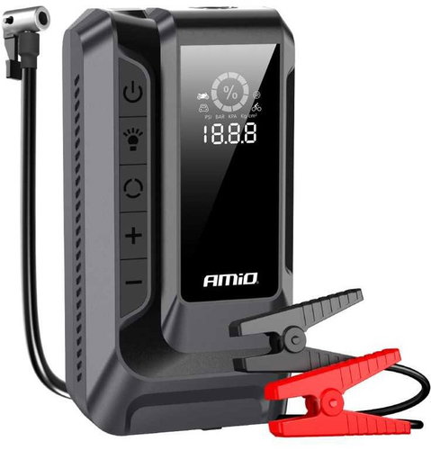 AMIO Starter power supply 4in1, 12V 12Ah 1600A - Jump Starter - Main image