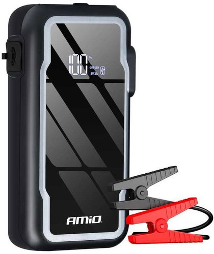 AMIO Starter power supply 3in1, 12V 12Ah 1600A - Jump Starter - Main image