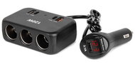 AMIO Extension socket 12/24V 120W 5 × USB, 80 cm - Car Adapter