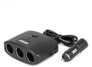 AMIO Extension socket 2 × USB 12/24V 100W, 70 cm - Car Adapter