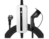 Morec Portable charger for electric vehicles type 2, 10/16A, 3,68 kW, 6 m single phase, EU plug, 230 - EV Charging Stations