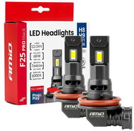 AMIO LED žárovka H8/H9/h11/h16 12/24V 3823 lm, 2 ks - LED autožárovka