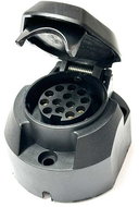 Autolamp CZ Socket 12V 13P plastic narrow + gasket - Towing Socket