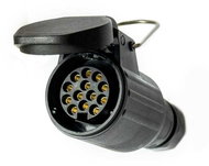 Autolamp CZ Socket 12V 13P plastic for cable - Towing Socket