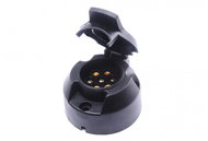 Autolamp CZ Socket 12V 7P plastic round + gasket - Towing Socket