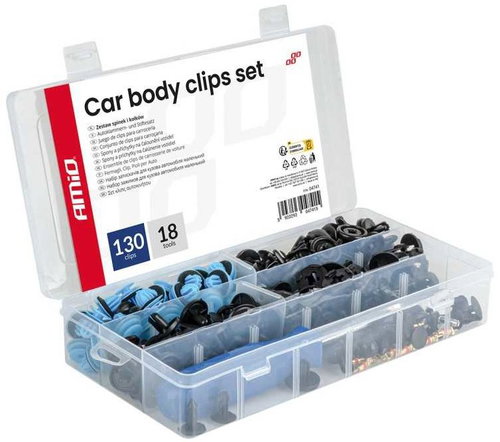 AMIO Clips and clips for vehicle upholstery 148 pcs - Upholstery Clip - Main image