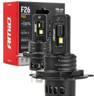 Amio LED H4/H19 12/24V 2900 lm + 130 % 2 ks - LED Car Bulb