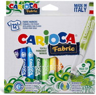 Carioca Fabric markers for textile 12 pcs - Felt Tip Pens