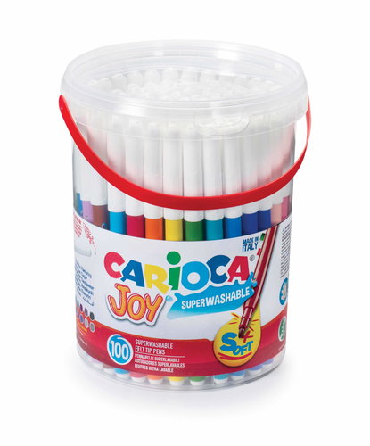 CARIOCA Joy 100 pcs washable - Felt Tip Pens - Main image
