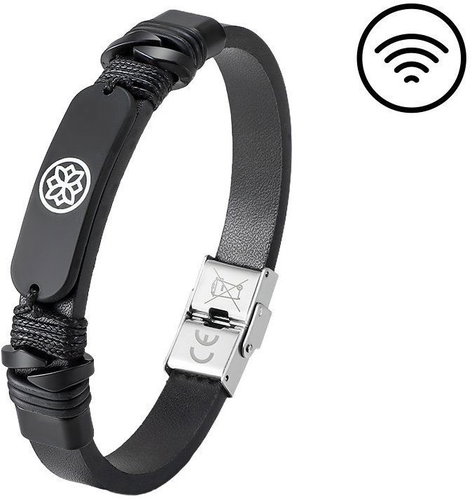 CARNEO PAY Fashion bracelet Iron spirit black - Watch Strap - Main image