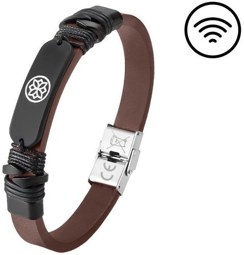 CARNEO PAY Fashion Bracelet Iron Spirit Brown - Watch Strap - Main image