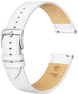 CARNEO PAY leather 22mm white - Watch Strap