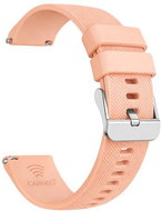 CARNEO PAY silicone 22mm pale pink - Watch Strap