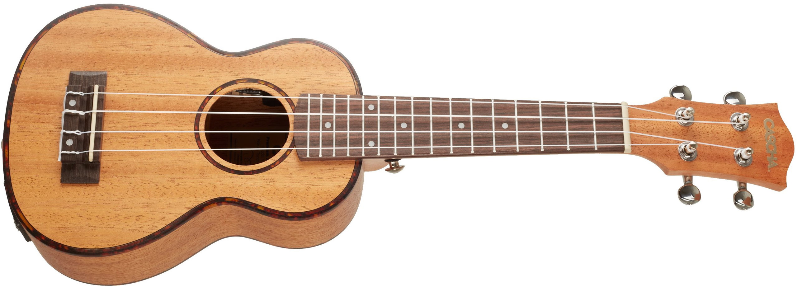 CASCHA HH 2026E szoprán mahagóni Ukulele szett EQ