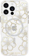 CaseMate Floral Gems Gold Magsafe iPhone 16 Pro Max - Phone Cover