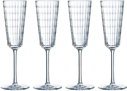 CRISTAL D´ARQUES Champagne Flute 170ml IROKO 4pcs - Champagne Glass - Main image