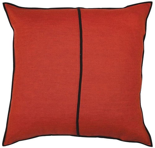 CASAMANCE LINEN 45 x 45 cm, orabge sanguine - Pillow - Main image