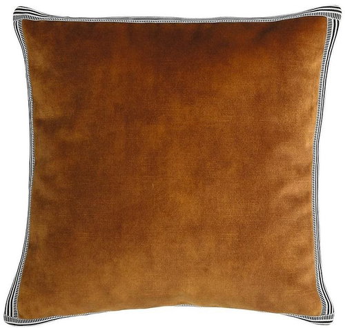 CASAMANCE MANADE 45 x 45 cm, camel - Pillow - Main image