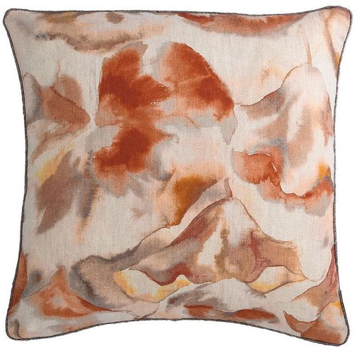 CASAMANCE MELUMBO 45 x 45 cm, orange brule - Pillow - Main image