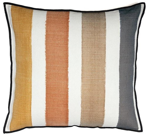 CASAMANCE LES CABINES 45 x 45 cm, jaune or mordore - Pillow - Main image