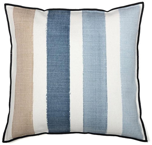 CASAMANCE LES CABINES 45 x 45 cm, glacier bleu riviere - Pillow - Main image