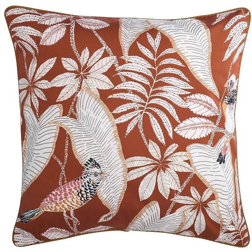 CASAMANCE GRAND DUC 45 x 45 cm, orange brule - Pillow - Main image