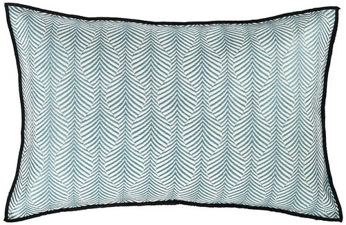 CASAMANCE CAORI 60 x 40 cm, blue topaze - Pillow - Main image