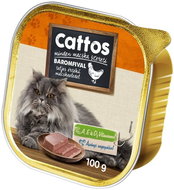 Cattos Cat poultry, tub 100 g - Cat Food in Tray