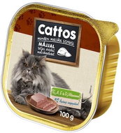 Cattos Cat liver, tub 100 g - Cat Food in Tray