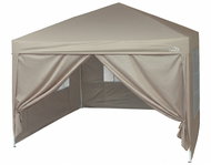 CATTARA Party tent scissor 3 × 3 m with side panels Palace beige Waterproof - Party Tent