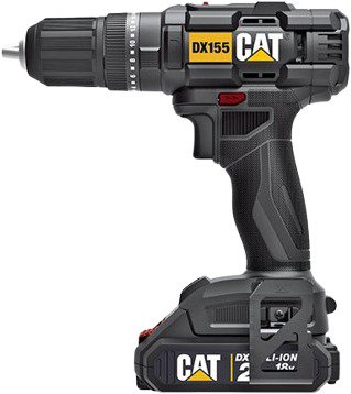 CAT 18V Cordless Hammer Drill Set + 20 pcs Accessories DX155.2 (1 × 2Ah) - Cordless Drill - Main image