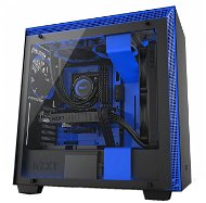 NZXT H700i čierno-modrá - PC skrinka
