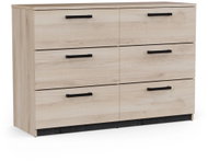 CBA MEUBLES Tody 3S+3S, dub kronberg/dub waterford - Chest of Drawers