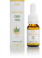 Svatý Sedláček Svaté CBD kapky 10 %, zlaté - CBD