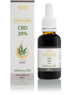 Svatý Sedláček Svaté CBD kapky 20 %, silné 30 ml - CBD