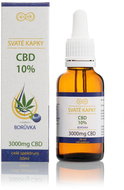 Svatý Sedláček Svaté CBD kapky 10 %, borůvka 30 ml - CBD