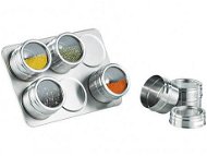 Rosenstein & Söhne Magnetic stand and spice 6pcs - Spice Container Set