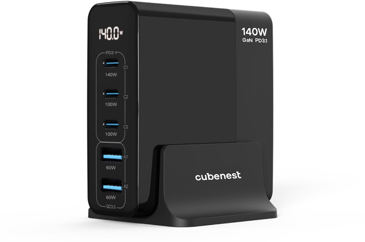 CubeNest S5D0 GaN Adapter 140W