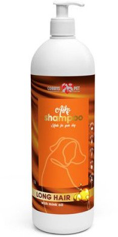 COBBYS PET Aiko long hair shampoo with mink oil 1l shampoo for dogs with mink oil - Dog Shampoo - Main image