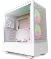 NZXT H5 Flow RGB White - Počítačová skříň