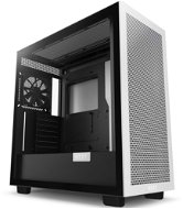 PC Case NZXT H7 Flow Matte White/Matte Black - Počítačová skříň