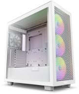 NZXT H7 Flow RGB White - Számítógépház