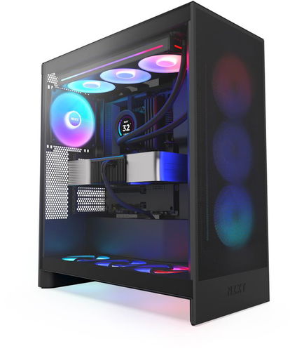 NZXT H7 Flow RGB (2024) All Black - Počítačová skříň - Hlavní obrázek