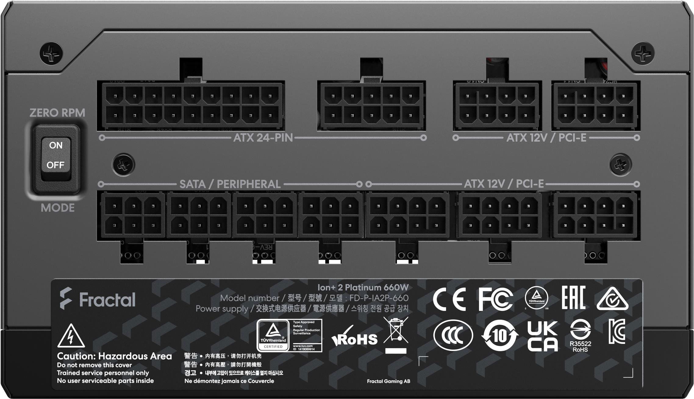 Fractal Design Ion+ 2 Platinum 660W - PC Power Supply | Alza.cz