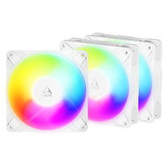 ARCTIC P12 Pro Reverse A-RGB White 3-Pack - Ventilátor do PC