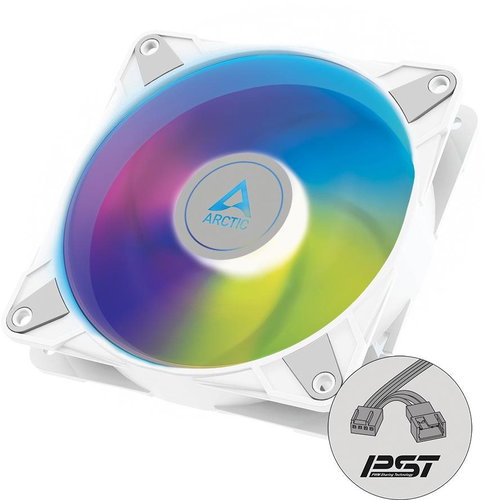 ARCTIC P14 PWM PST A-RGB 0dB White - PC-Lüfter - Hauptbild