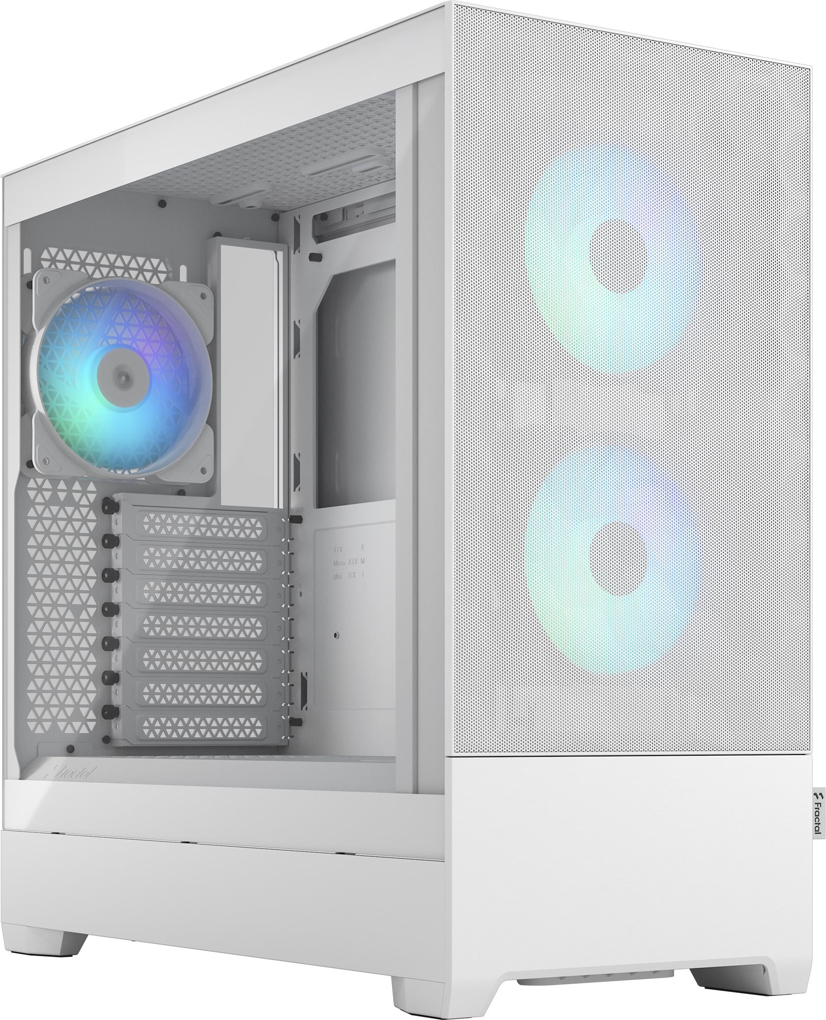 Fractal Design Pop Air RGB White TG Clear Tint