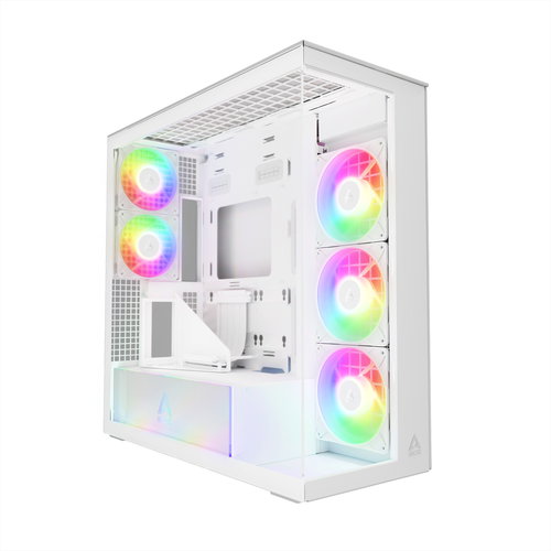 ARCTIC XTENDER with Vertical GPU Mount (White) - PC Case - Main image